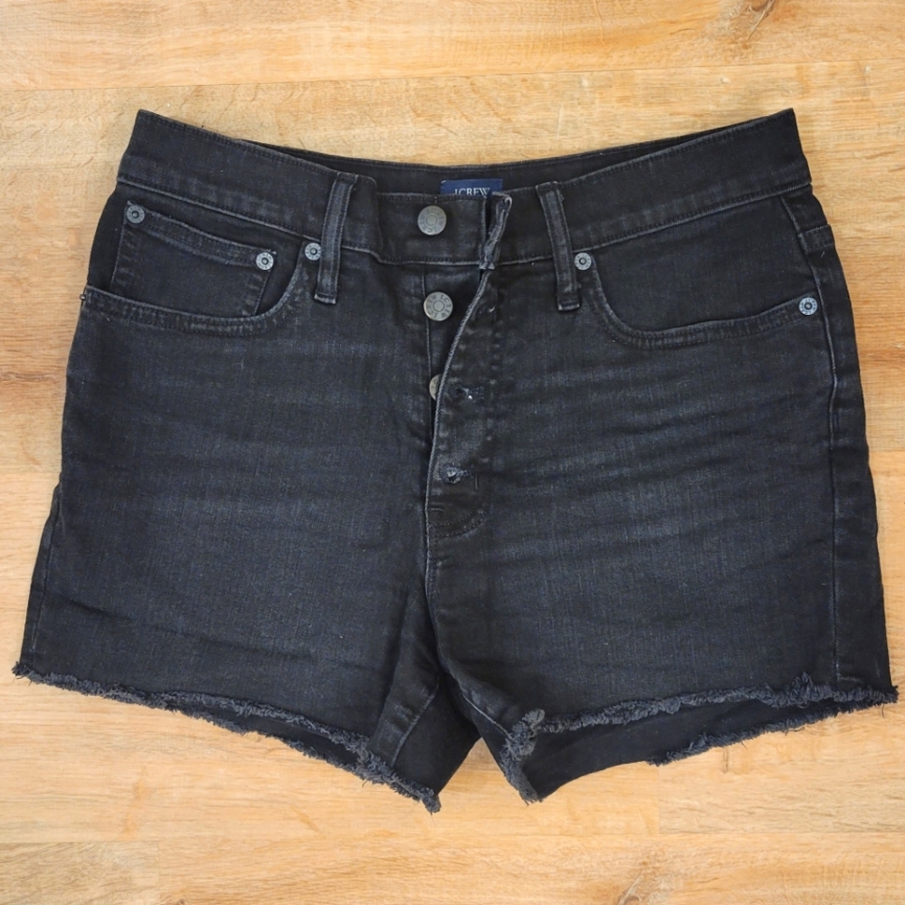 J. CREW Black Denim Shorts
